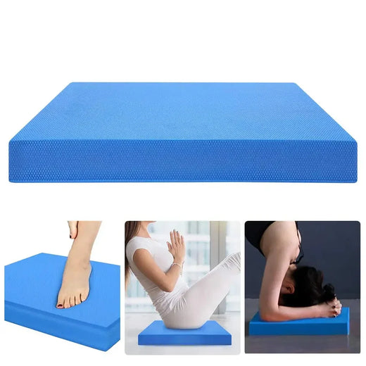 Non-Slip Balance Foam Pad,Gym Exercise Mat for Physical Therapy, Stability Workout, Knee and Ankle Exercise, Strength Training, Rehab - Chair Cushion for Adults, Kids, and Travel