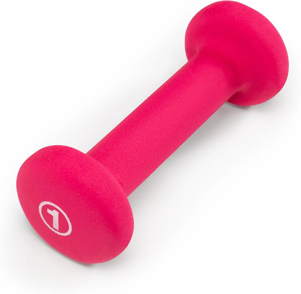 Marcy Colored Neoprene Dumbbell (Sold in Singles) Hand Weights, Exercise Free Weights for Home Gym